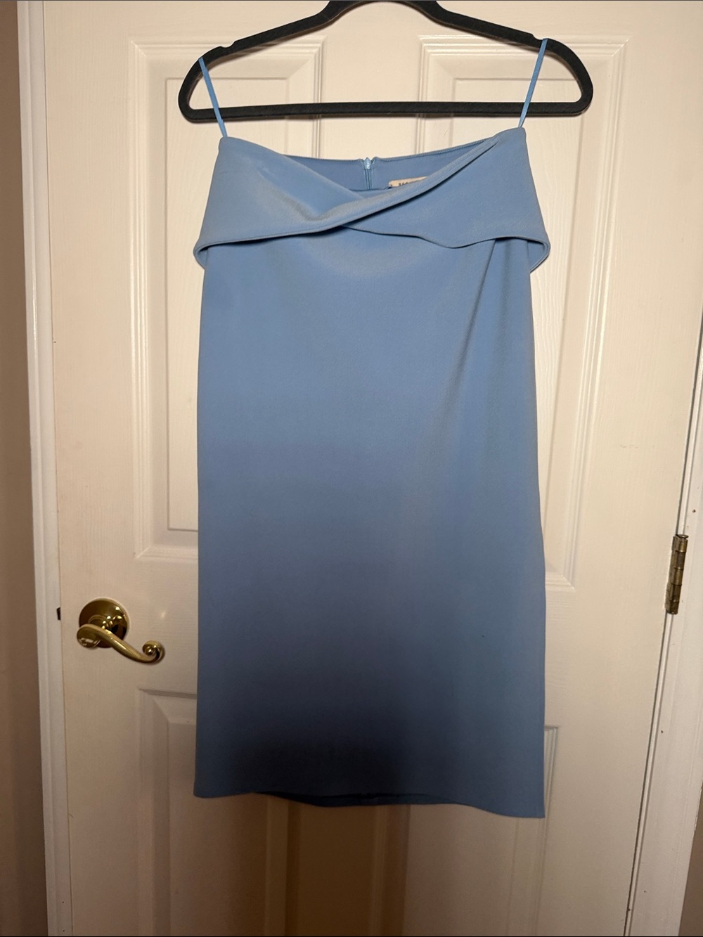 bec + bridge Powder Blue Slip Dress with Spaghetti Straps